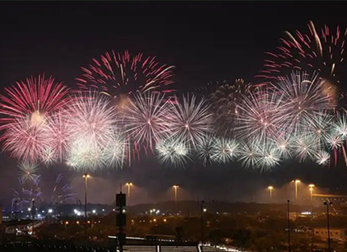 兴业县焰火晚会